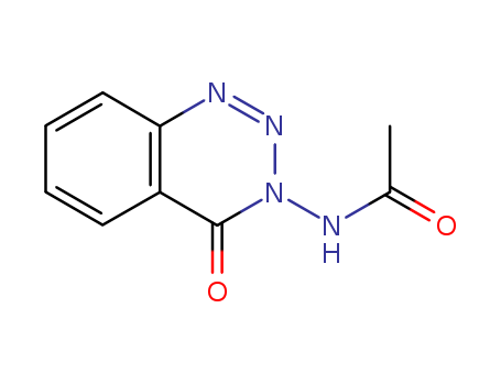 N-(7-oxo-8,9,10-triazabicyclo[4.4.0]deca-1,3,5,9-tetraen-8-yl)acetamide cas  75681-26-4