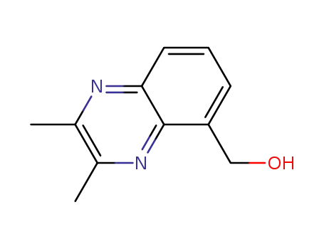 Molecular Structure of 317593-22-9 (5-Quinoxalinemethanol,2,3-dimethyl-(9CI))