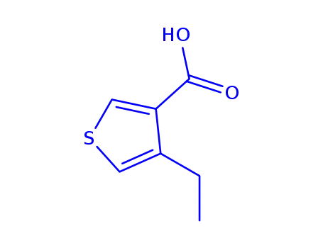 Molecular Structure of 334918-15-9 (3-Thiophenecarboxylicacid,4-ethyl-(9CI))