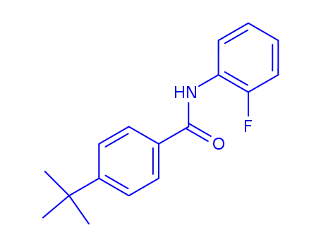 Molecular Structure of 312704-52-2 (4-tert-butyl-N-(2-fluorophenyl)benzamide)