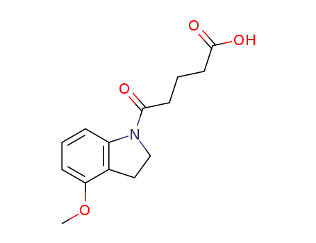 5-(4-methoxy-2,3-dihydro-indol-1-yl)-5-oxo-pentanoic acid