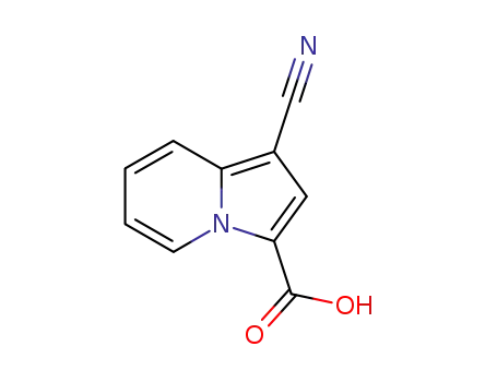 3-Indolizinecarboxylic acid, 1-cyano-
