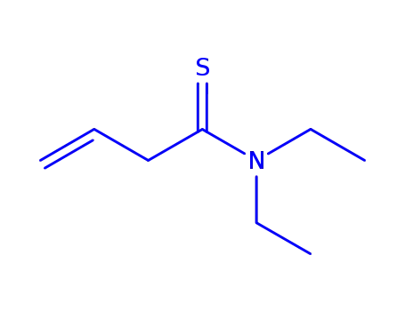 Molecular Structure of 31333-56-9 (3-Butenamide,  N,N-diethylthio-  (8CI))