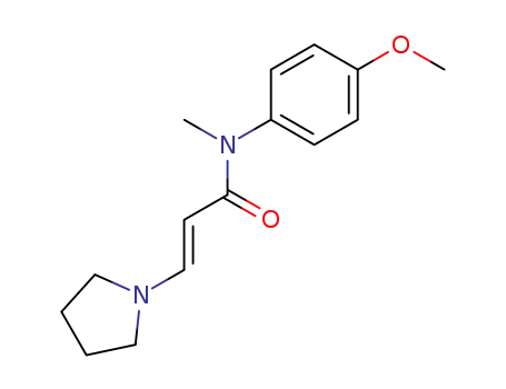 N-p-methoxyphenyl-N-methyl 3-pyrrolidinylpropenoamide