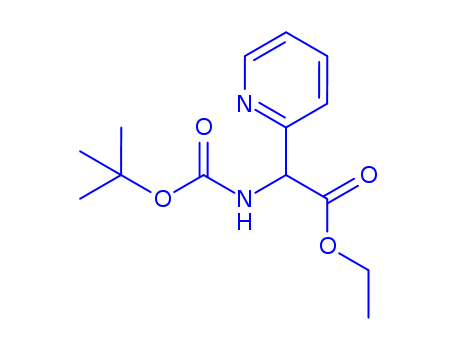 ethyl 2-((tert-butoxycarbonyl)amino)-2-(pyridin-2-yl)acetate