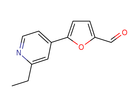 2-FURANCARBOXALDEHYDE,5-(2-ETHYL-PYRIDIN-4-YL)-