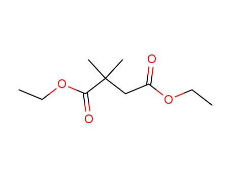 Molecular Structure of 39155-16-3 (Butanedioic acid, 2,2-dimethyl-, diethyl ester)