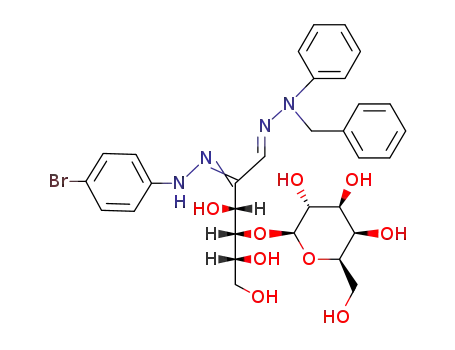 <i>O</i><sup>4</sup>-β-D-galactopyranosyl-D-<i>arabino</i>-[2]hexosulose-1-(benzyl-phenyl-hydrazone)-2-(4-bromo-phenylhydrazone)