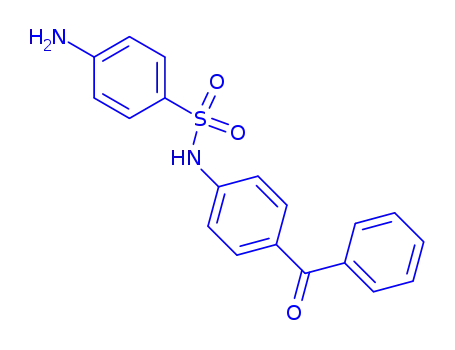 Molecular Structure of 327069-26-1 (4-AMINO-N-(4-BENZOYL-PHENYL)-BENZENESULFONAMIDE)