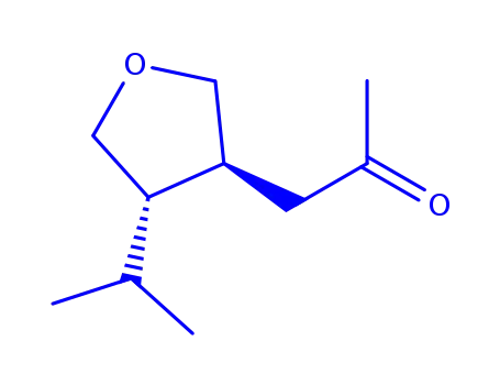 2-Propanone,1-[(3R,4R)-tetrahydro-4-(1-methylethyl)-3-furanyl]-,rel-(9CI)