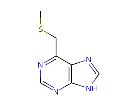 Molecular Structure of 3389-35-3 (6-(methylsulfanylmethyl)-5H-purine)