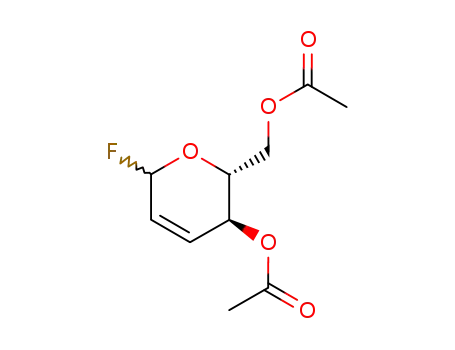 4,6-Di-O-acetyl-2,3-didehydro-2,3-dideoxy-D-erythrohexosyl-fluorid