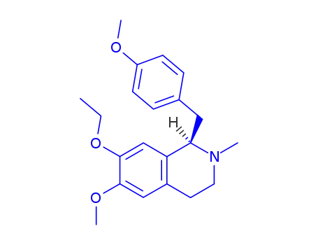 7-エトキシ-1,2,3,4-テトラヒドロ-6-メトキシ-1-(p-メトキシベンジル)-2-メチルイソキノリン