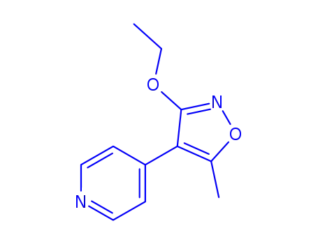 Pyridine, 4-(3-ethoxy-5-methyl-4-isoxazolyl)- (9CI)