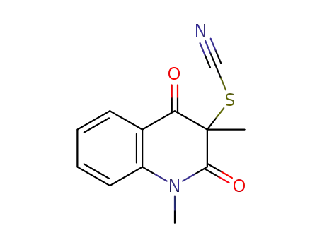 1,2,3,4-tetrahydro-1,3-dimethyl-2,4-dioxoquinolin-3-yl thiocyanate