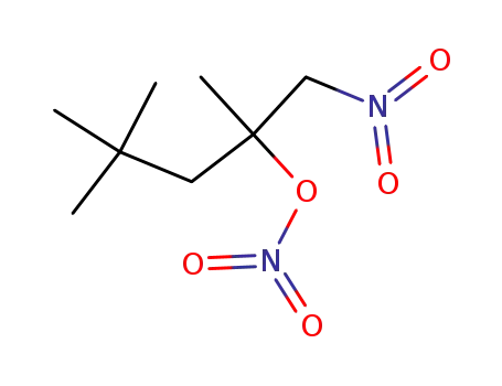 Molecular Structure of 32778-22-6 (2-Pentanol, 2,4,4-trimethyl-1-nitro-, nitrate (ester))