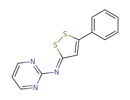 2-(5-phenyl-1,2-dithiol-3-ylideneamino)pyrimidine