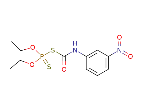Molecular Structure of 13524-85-1 (S-<3-Nitro-phenylcarbamoyl>-dithiophosphorsaeure-O,O'-diaethylester)