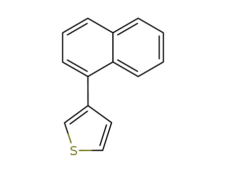 Molecular Structure of 17574-57-1 (Thiophene, 3-(1-naphthalenyl)-)