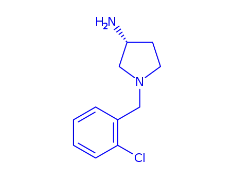 Molecular Structure of 347194-15-4 (1-(2-CHLORO-BENZYL)-PYRROLIDIN-3-YLAMINE DIHYDROCHLORIDE)