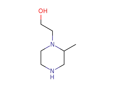 Molecular Structure of 3477-42-7 (1-Piperazineethanol, 2-methyl-)
