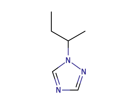 Molecular Structure of 63936-01-6 (1H-1,2,4-Triazole, 1-(1-methylpropyl)-)