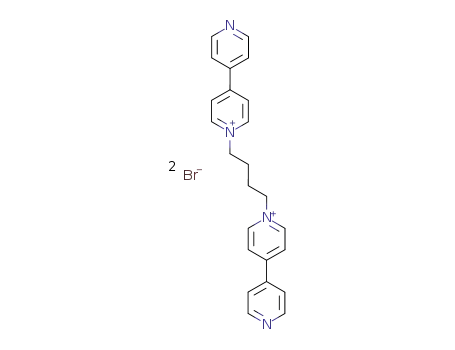 Molecular Structure of 81453-81-8 (1,1’-(1,4-butanediyl)bis[4,4'-bipyridinium]bis[bromide])