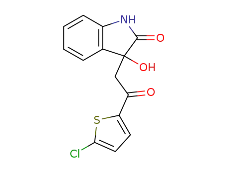 3-[2-(5-Chloro-thiophen-2-yl)-2-oxo-ethyl]-3-hydroxy-1,3-dihydro-indol-2-one
