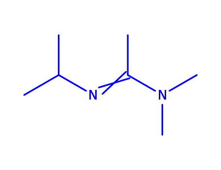 Molecular Structure of 365450-87-9 (Ethanimidamide, N,N-dimethyl-N-(1-methylethyl)-, (1E)- (9CI))