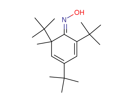 2,4-Cyclohexadien-1-one, 2,4,6-tris(1,1-dimethylethyl)-6-methyl-, oxime,
(E)-