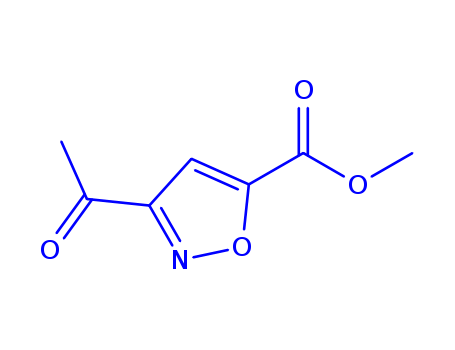 5-Isoxazolecarboxylic acid, 3-acetyl-, methyl ester (9CI)