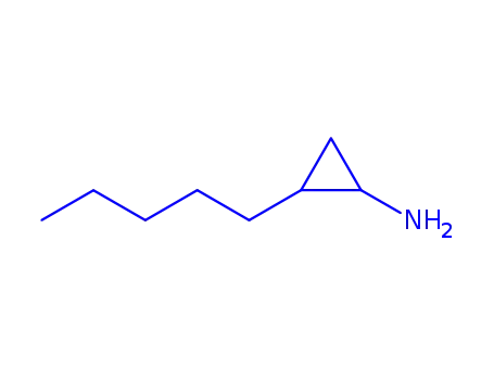 Molecular Structure of 388631-23-0 (Cyclopropanamine, 2-pentyl-, (1R,2R)-rel- (9CI))