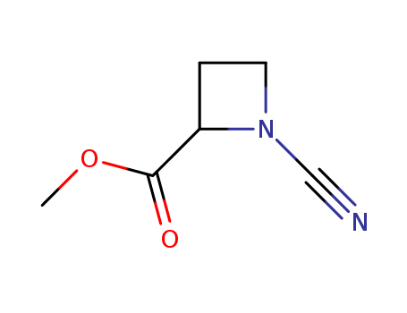 2-AZETIDINECARBOXYLIC ACID 1-CYANO-,METHYL ESTER,(2S)-