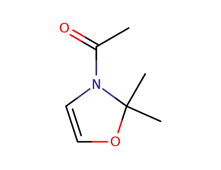 Molecular Structure of 107557-35-7 (Oxazole, 3-acetyl-2,3-dihydro-2,2-dimethyl-)
