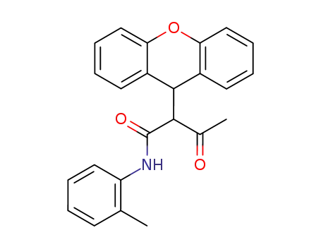 Molecular Structure of 115081-06-6 (2-xanthen-9-yl-acetoacetic acid <i>o</i>-toluidide)