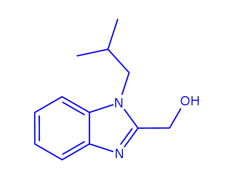 Molecular Structure of 380568-64-9 ((1-ISOBUTYL-1H-BENZIMIDAZOL-2-YL)METHANOL)