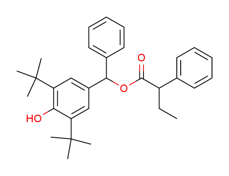 (3,5-Di-tert-butyl-4-hydroxyphenyl)phenylmethyl 2-Phenylbutyrate