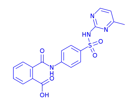 2-[(4-{[(4-methyl-2-pyrimidinyl)amino]sulfonyl}anilino)carbonyl]benzoic acid
