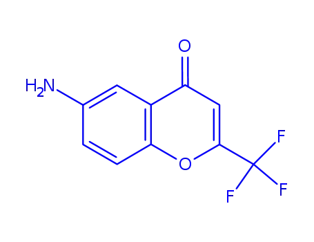 Molecular Structure of 383371-02-6 (6-AMINO-2-TRIFLUOROMETHYL-CHROMEN-4-ONE)
