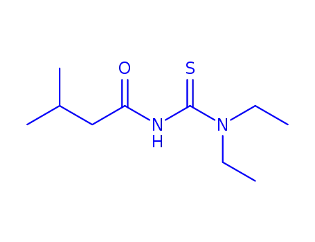 Molecular Structure of 398995-30-7 (N-(diethylcarbamothioyl)-3-methylbutanamide)