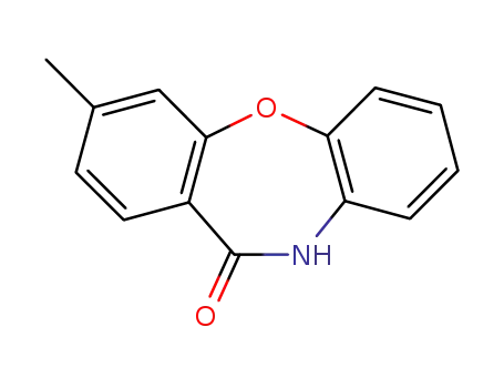 Molecular Structure of 3158-86-9 (3-methyldibenzo[b,f][1,4]oxazepin-11(10H)-one)