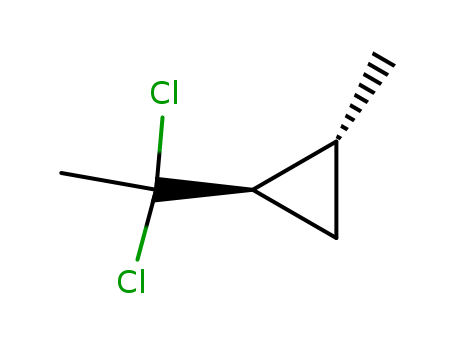Cyclopropane, 1-(1,1-dichloroethyl)-2-methyl-, (1R,2R)-rel-