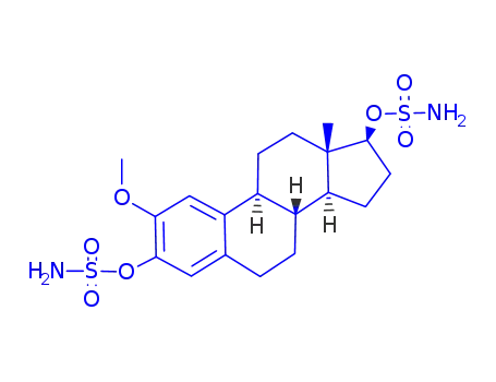 Molecular Structure of 401600-86-0 (Estra-1,3,5(10)-triene-3,17-diol, 2-methoxy-, disulfamate, (17b)-)