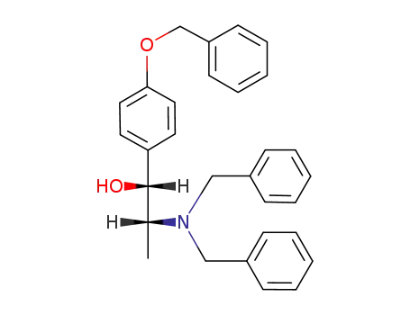 (1<i>RS</i>,2<i>RS</i>)-2-dibenzylamino-1-(4-benzyloxy-phenyl)-propan-1-ol