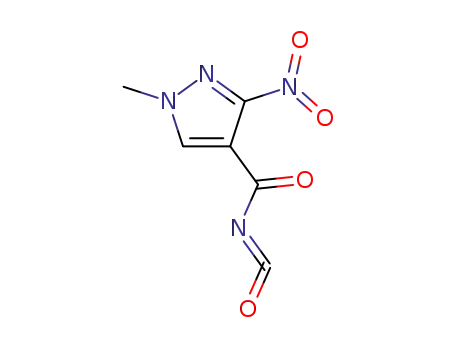 1H-Pyrazole-4-carbonyl isocyanate, 1-methyl-3-nitro-