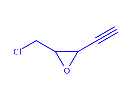 Molecular Structure of 412037-73-1 (Oxirane,  2-(chloromethyl)-3-ethynyl-)