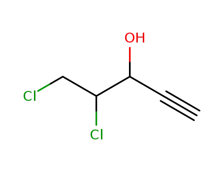 Molecular Structure of 856340-49-3 (4,5-dichloro-pent-1-yn-3-ol)