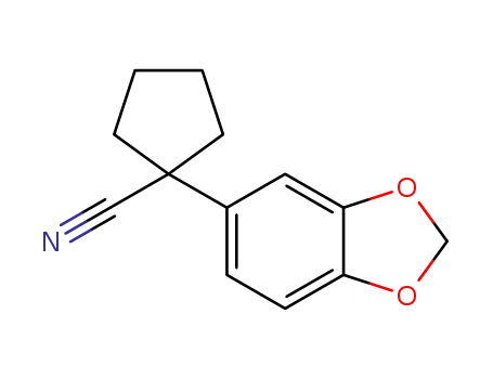 1-(benzo[d][1,3]dioxol-5-yl)cyclopentanecarbonitrile