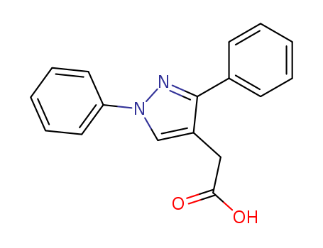 1H-Pyrazole-4-acetic acid, 1,3-diphenyl-