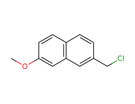 Molecular Structure of 405096-81-3 (Naphthalene, 2-(chloromethyl)-7-methoxy-)